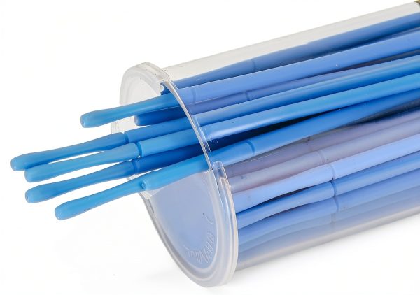 Applicator Brush Disposable Desensitizer Dioche 100pcs Blue Handle-6