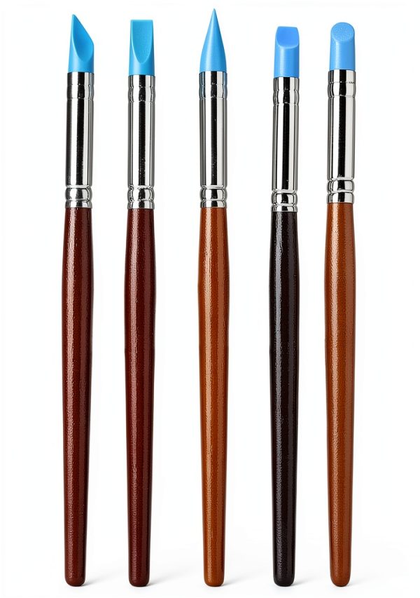 wosume Teeth Silicone Brush, Soft Practical Composite Cement Brush, for Teeth Remove Dirt Home Occlusal Surface-7
