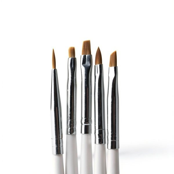 Finest Sable Porcelain Ermine Brush Pen Airgoesin Dental Brush 5pcs-1