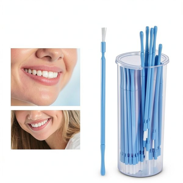 Disposable Applicator Brush, 100PCS Micro Applicators, Touch up Paint Brushes for Hair Clinic Home Personal Care Use-1