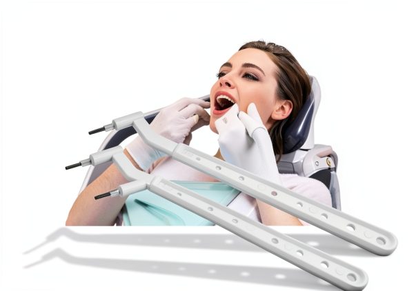 Hilitand 100Pcs Dental Disposable Composite Brush Tips 2 Brushes Handles Disposable Composite Brush Tips for Replacement-1