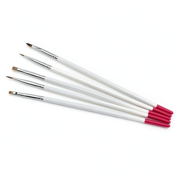 Finest Sable Porcelain Ermine Brush Pen Airgoesin Dental Brush 5pcs-2