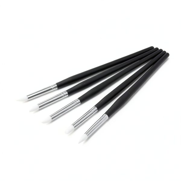 White Dental Resin Brush Pens YK0306 Set of 5 Tooth Shaping Tools-1