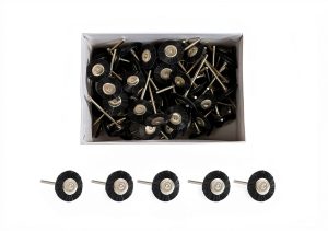 Dental LAB JEWERLY - Premium POLISHING Brushes - Straight HP Mounted - Hard BRISTLES - Pack of 100 Brushes-0