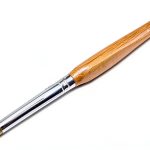 Wood Handle Denture Brushes ACMEDENT Brush Pen Flat Bold Thin-0