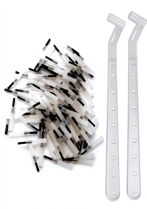 Disposable Composite Brush Tips 100pcs Set by TARSHYRY Brush Handles-5