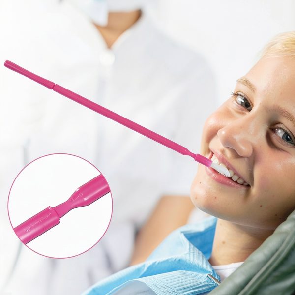 Dental Micro Brush 100 PCS Agatige Bendable Ultrafine Purple Brush-6