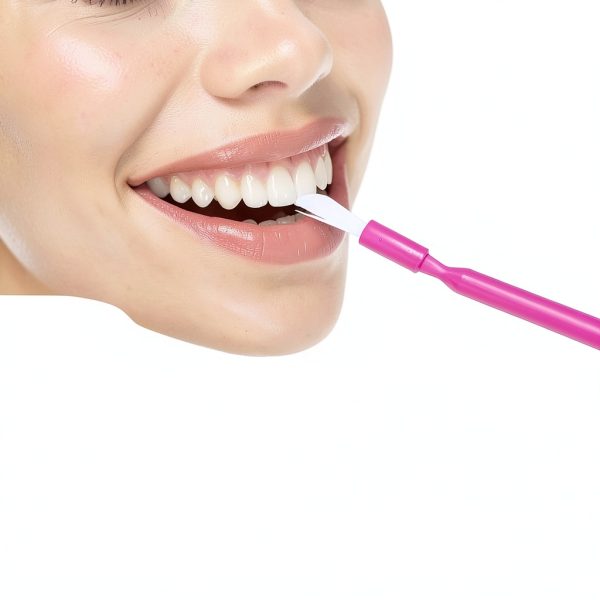 Dental Micro Brush 100 PCS Agatige Bendable Ultrafine Purple Brush-5