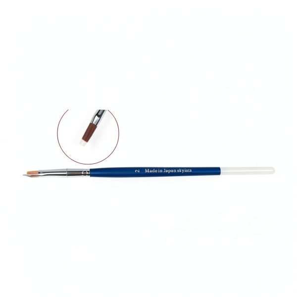 Nylon Dental Brush Pen 5Piece by ACMEDENT with Blue Wood Handle-2